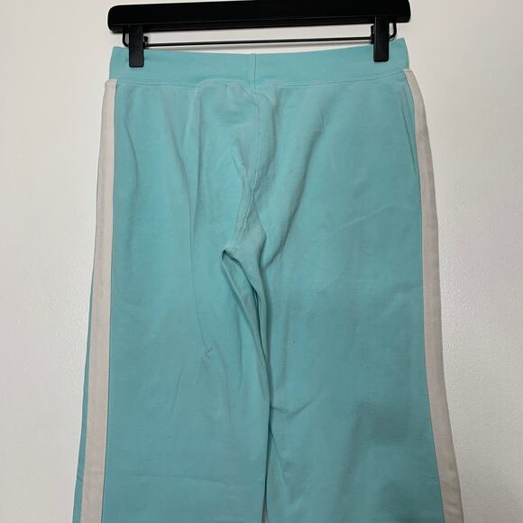3/$20 Vintage Y2K Moda International light blue side stripe lounge pants SZ M - Picture 5 of 12